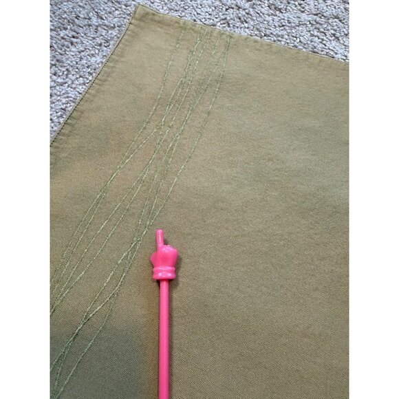 Vtg WC Fashions Set Of 8 Green Cloth Napkins & 7 Placemats !00% Cotton - Picture 14 of 16